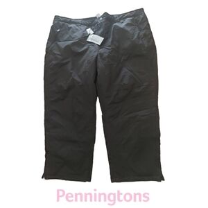 NWT Penningtons Black Snowpants 5X Petites